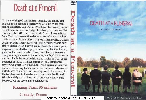death at a funeral it doesn't hit the same comic heights as bowfinger, death at a funeral is a fun